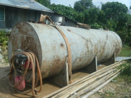 ถังน้ำ ขนาด 12,000 ลิตรตั้งพื้นพร้อมเครื่องสูบน้ำยี่ห้อฮ้อนด้า