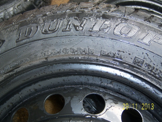 ยาง 185 60 15 ปี 13 มี 1 ชุด แถมล้อกะทะ