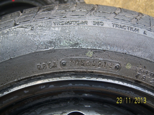 ยาง 185 60 15 ปี 13 มี 1 ชุด แถมล้อกะทะ