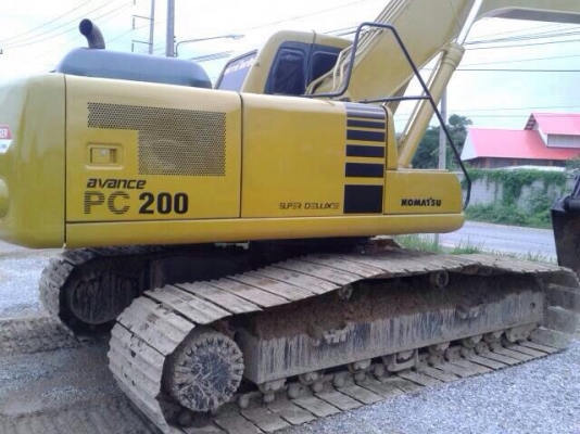 รถแบคโฮ PC200-6ไฟ้ฟ้าครบ เครื่องโคมัสซุ