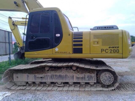 รถแบคโฮ PC200-6ไฟ้ฟ้าครบ เครื่องโคมัสซุ