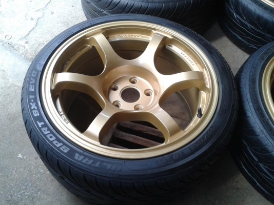 ขายล้อRG18 หน้า8Et20 หลัง9Et 25 +ยาง