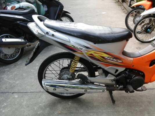 Wave 125 r ปี 49 สีส้ม ขาว กุญแจ2 ชั้น รถบ้าน เครื่องเดิม แน่นๆ ไม่หลวม ชุดสีสด เอกสารครบ 