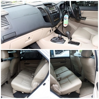 TOYOTA FORTUNER 3.0 V (4 WD) TRD SPORTIVO ปี 2008 เกียร์ออโต้ สีขาว TOYOTA FORTUNER 3.0 V (4 WD) TRD SPORTIVO ปี 2008 เกียร์ออโต้ สีขาว