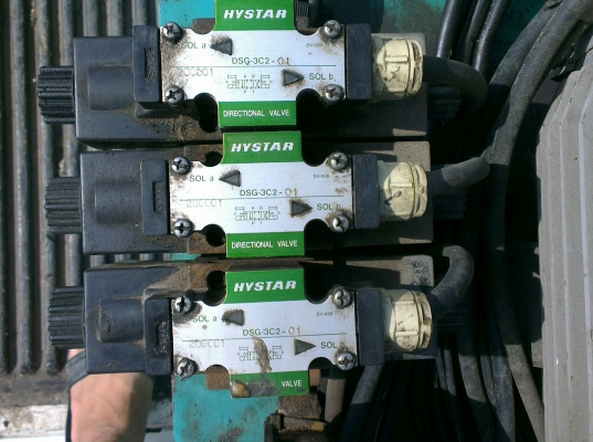 Sell> ขายชุดปั้มไฮดรอลิค พร้อมคอนโทรลไฟฟ้า มอเตอร์ 7.5 แรง มีชุดวาล์วไฟฟ้าครบ พร้อมใช้งานครับ