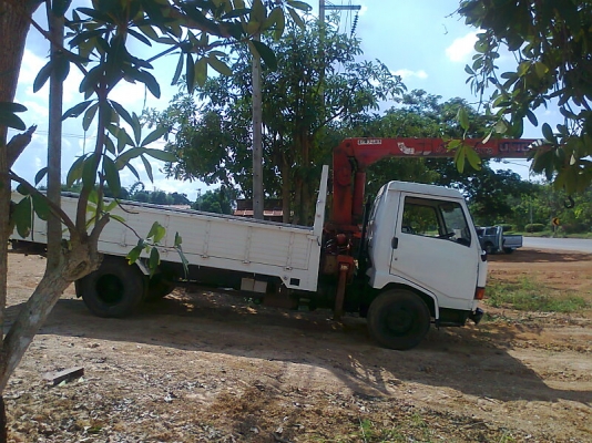 รถหกล้อ HINO FB113 เครื่อง 117 แรงม้า รถปี 31 ติดเครน ยูนิค 2.9 ตัน