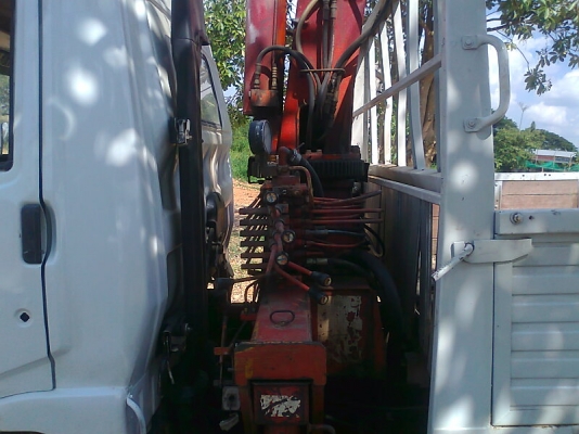 รถหกล้อ HINO FB113 เครื่อง 117 แรงม้า รถปี 31 ติดเครน ยูนิค 2.9 ตัน