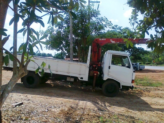 รถหกล้อ HINO FB113 เครื่อง 117 แรงม้า รถปี 31 ติดเครน ยูนิค 2.9 ตัน