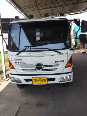ขาย 6 ล้อ Hino  Fc9J  Series 500 ปี 54 พร้อมกระบะเหล็ก 5.50 เมตร  สภาพสวย พร้อมใช้งาน