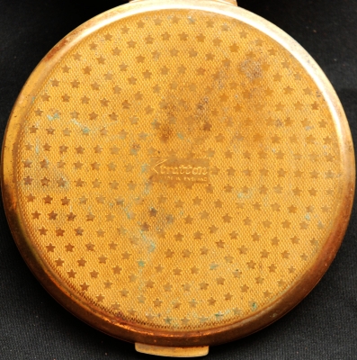 ขาย ตลับแป้งทองเหลืองโบราณ Strotton Made in England