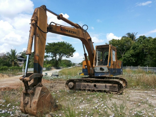 ขายรถแบ็คโฮ komatsu pc 120-2 เครื่องเดิม ปั๊มเดิม ช่วงล่างดี เอกสารสัญญาซื้อขาย