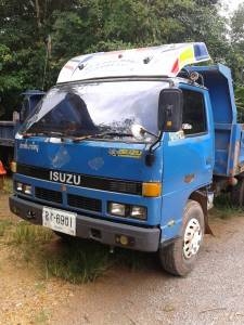 ขายหกล้อดั้มพ์ ISUZU NPR 115 Fหน้าFหลัง ดั้มพ์สามมิตร สภาพพร้อมใช้