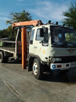 ขายรถ6ล้อติดเครนHINO FF3H 195แรง เครน TADANO 4.5 ตัน3ปอก2ชัก เครื่องดี คัสชีส์สวย พร้อมใช้งานครับ