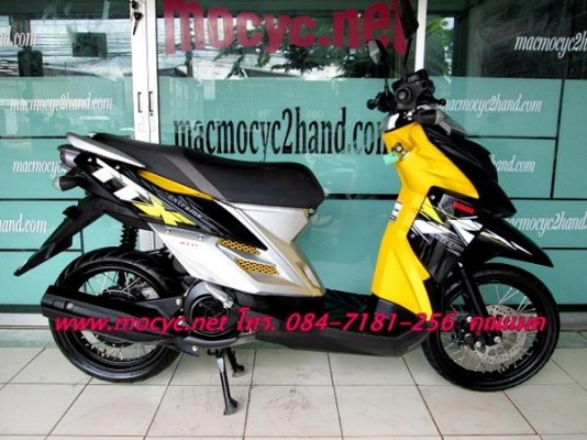 TTX ปี 56 สีดำเหลือง รถ เดือน ม.ค. รุ่นล่าสุด หัวฉีด Fi ประหยัดน้ำมัน  ไมล์ 5 พันโล  27900