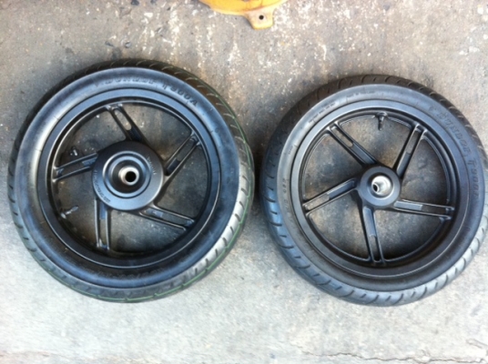 ล้อแม๊กแท้  Nouvo eleglance สภาพสวย พร้อมยางใหม่