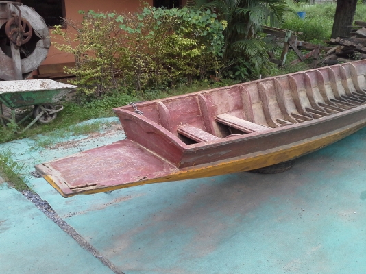 เรือไม้ ยาว 7 เมตร เครื่อง ซูซูกิ 3 สูบ