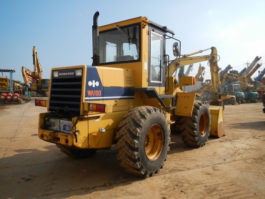 รถตัก Komatsu รุ่น:WA100-1 ซีเรียล:30547 ปี:1998 สต๊อกเรา นำเข้ายี่ปุ่น