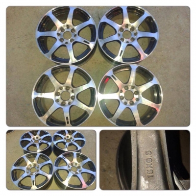 ขายแม็กมือ2ลาย Model 7 ขอบ15 4รู100/114 ราคา5,300 บาทถูก