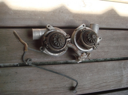 ขายเทอร์โบร์ TD04 ของเครื่อง 4D 56ใบคู่และใบซ้อน2ตัว 600บาท