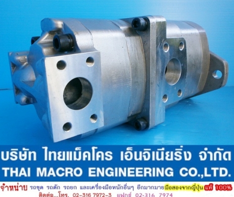 ปั๊มไฮดรอลิก WA300-1 KOMATSU รถตักล้อยาง  (2 ตอน, แกน 13 ร่อง)