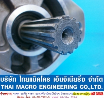 ปั๊มไฮดรอลิก WA300-1 KOMATSU รถตักล้อยาง  (2 ตอน, แกน 13 ร่อง)