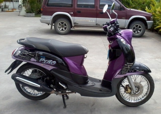 Fino ปี55  ม่วง ดำ เครื่องเดิมๆ จด9/01/55