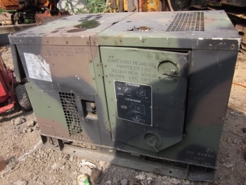 ขาย- เครื่องปั่นไฟ Libby corp - MEP 802A พร้อมปั๊มลมในตัว 5KW ไฟ 110/220 V