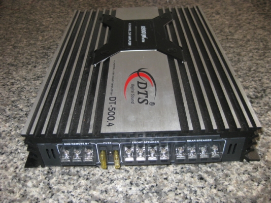 เพาเวอร์ DTS 1200 Watts 4 channel DT-500.4 แรง ๆ