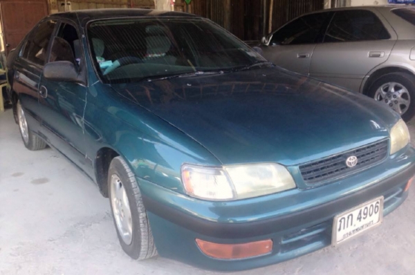 ***ขายแล้วครับขอบคุณ Truck2hand ขายท้ายโด่ง ยอดนิยม TOYOTA CORONA 1.6 โฉมท้ายโด่งไฟแยก ปี39/96 เครื่องเดิมเกียร์เดิม ไม่เคยติดแก๊ส พ.พาวเวอร์ เกียร์ออโต้ กระจกไฟฟ้า ล้อแม็ก  เครื่องดีสีสวยภายในสวยครบ แอร์เย็น ยางสวย4เส้น พร้อมใช้งาน ราคาต่อรองได้เด้อ พี่น