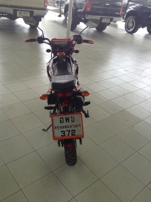 Kawasaki -Ksr ปี2012 วิ่ง255กิโล สภาฟน้องๆป้ายแดง  ใส่ชุดแต่งมาเกือบๆ20000   สันจัยโทรมาคัฟ