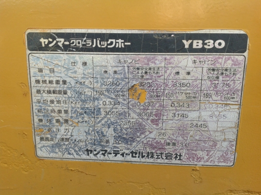 ขายแมคโครยามาฮา เพิ่งมาจากญี่ปุ่น