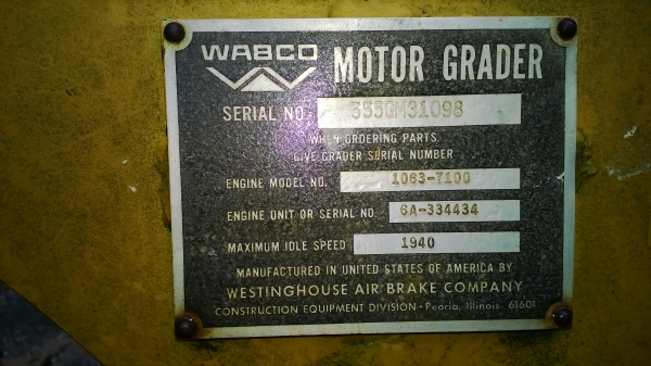 รถเกรดWABCOใช้งานได้ปกติ สภาพยัดี ขาย..2.5 แสน