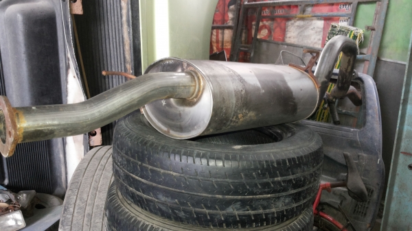 หม้อพักท่อไอเสียทั้งท่อนดีแม็คปี11