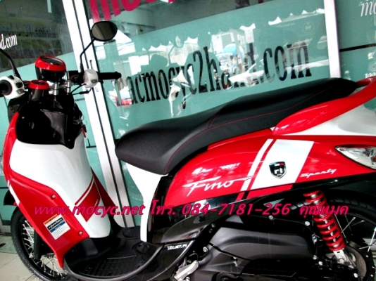 Fino Sport รุ่นใหม่แท้ ระบบหัวฉีด กระบอกสูบ DiASil  กุญแจรีโมท รถ1เดือน ไมล์ 1พันโล   ((มีเล่มพร้อมโอน ))  36500