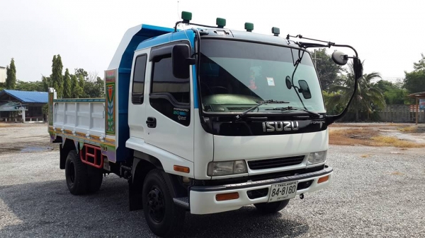 ขายรถบรรทุกหกล้อดั้มอีซูซู เดก้า 210แรงม้า(6HH1)เครื่องแน่นดีน็อต 6 ตัวรถประกอบ