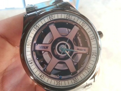 นาฬิกา TE37 สายดำ น้ำตาลไหม้ ปั๊มดำ พร้อมส่ง