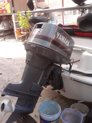 ขายเรือสปีคโบท 15 ฟุต เครื่อง115 HPพร้อมเทลเลอร์ มาพร้อมชุดเครื่องเสียง สภาพสวยครับ