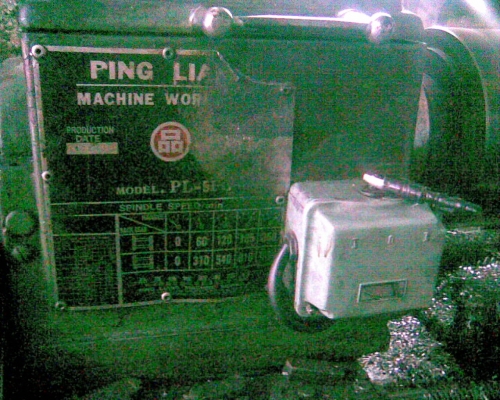 เครื่องกลึง 5 ฟุต ปิงเหลียง รุ่น 2 เพลา ไฟ 380 โวลท์