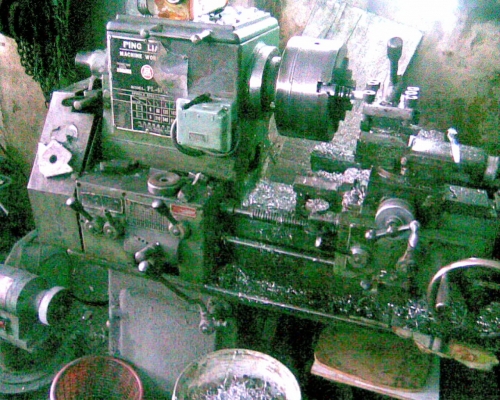 เครื่องกลึง 5 ฟุต ปิงเหลียง รุ่น 2 เพลา ไฟ 380 โวลท์