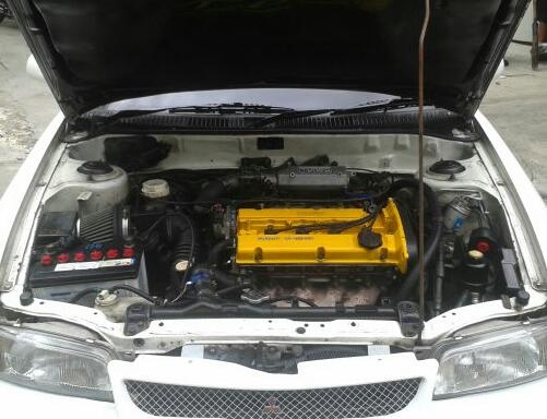 ด่วน..สไตส์E-Car4G93TURBOเกียร์M/TคลัชOSเบาะซิ่งแม็ก15&quot;ท่อดุแอร์Digitalมีเก็บงานสีหน้าซ้ายขับได้ปกติ