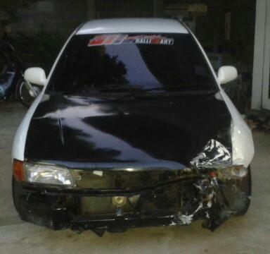 ด่วน..สไตส์E-Car4G93TURBOเกียร์M/TคลัชOSเบาะซิ่งแม็ก15&quot;ท่อดุแอร์Digitalมีเก็บงานสีหน้าซ้ายขับได้ปกติ