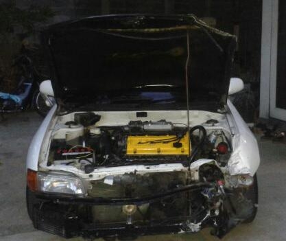 ด่วน..สไตส์E-Car4G93TURBOเกียร์M/TคลัชOSเบาะซิ่งแม็ก15&quot;ท่อดุแอร์Digitalมีเก็บงานสีหน้าซ้ายขับได้ปกติ