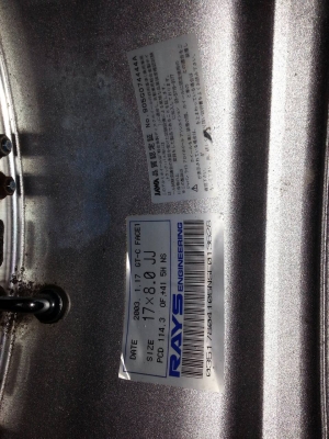 -------ขายล้อแม็กแท้ สีเงิน สวย จากญี่ปุ่น 4วง---------