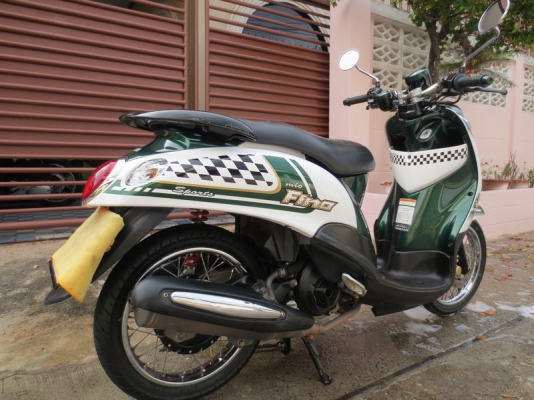 ขาย yamaha fino sport classic ปี 54 เรื่อนไมล์แยก สีเขียว สภาพดี