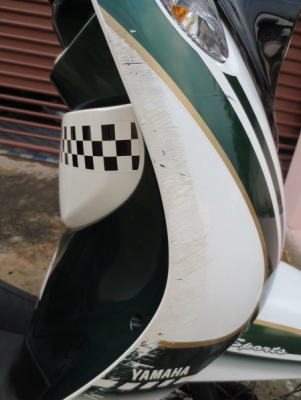 ขาย yamaha fino sport classic ปี 54 เรื่อนไมล์แยก สีเขียว สภาพดี