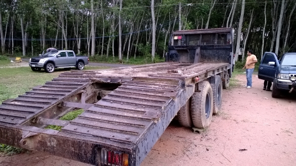 10ล้อท้ายลาด ISUZU 2เพลา ช่วงล่างฟูโซ่ วางเครื่องHINO EK100