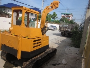 ขายแบคโฮ MITSUBISHI MS04M PC40 4สูบ เครื่องดี ช่วงล่างเต็ม ราคา 210,000บาท