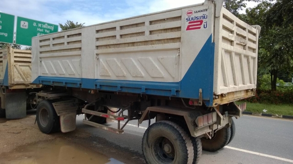 ขายลูกพ่วงดั๊มพ์สามมิตร 2 เพลา ปี 51 สภาพพร้อมใช้งาน