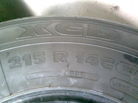 MICHELIN  XCD 215R14  ปี13เกือบใหม่99\%
