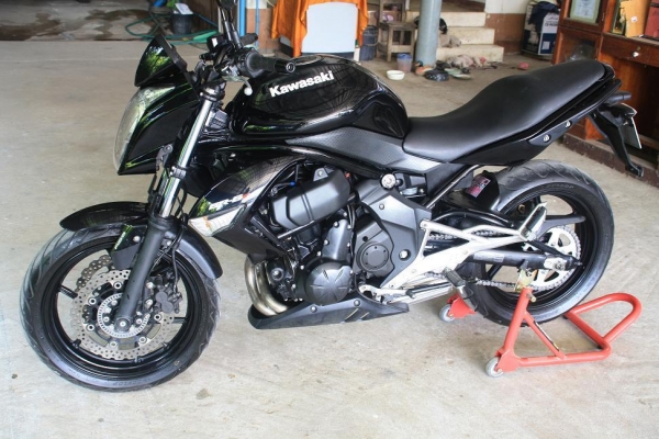 ขาย ER 6 N  สีดำ ปี 2010  ABS สภาพสวย ทะเบียนเต็ม พร้อมโอน 164000